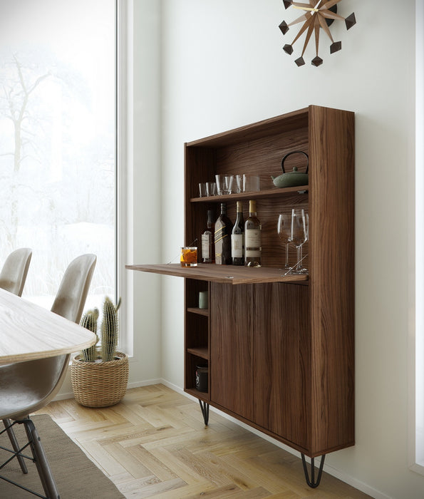 Bureau secrétaire Nordika - noyer