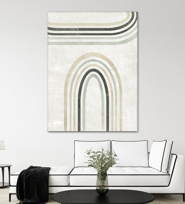 Œuvre d’art murale Giant Art « Modern Arc In Color Iii » 72 x 54