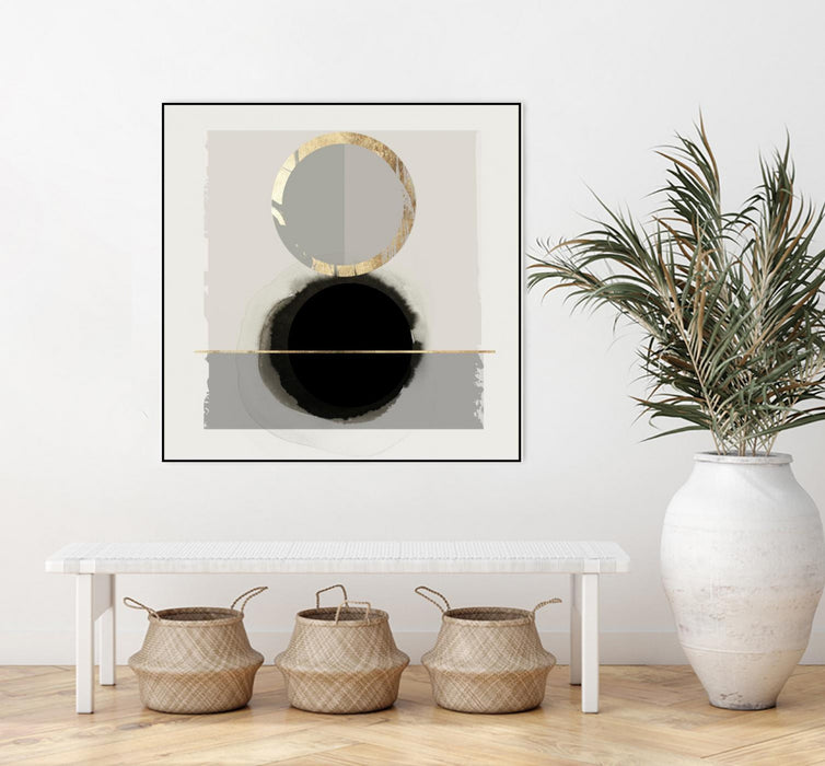Œuvre d'art murale sur toile encadrée noire « Dream Life Inspired I » 20 x 20