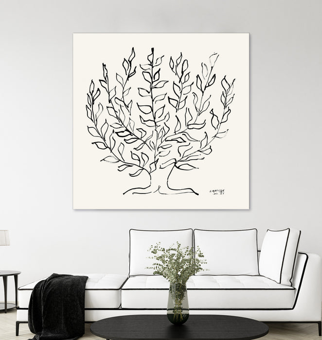 Œuvre d’art murale Giant Art « L'arbre Platane » 72 x 72