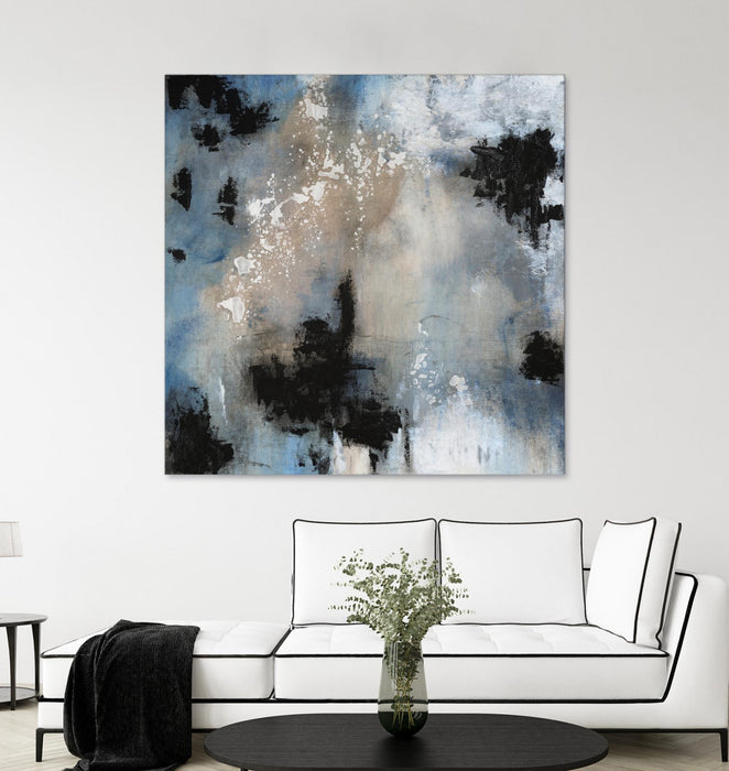Œuvre d’art murale Giant Art « Embellished Shifting Motion Ii » 54 x 54