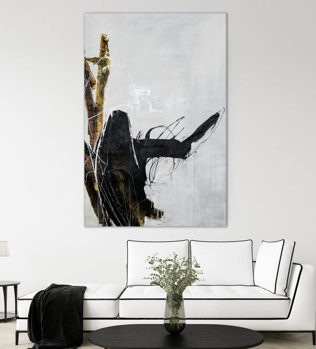 Œuvre d’art murale Giant Art « Lever Down » 72 x 48