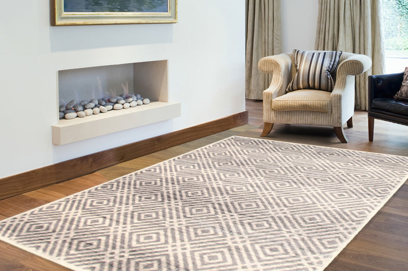 Carpette Electra crème - 7 pi 10 pox 10 pi 2 po