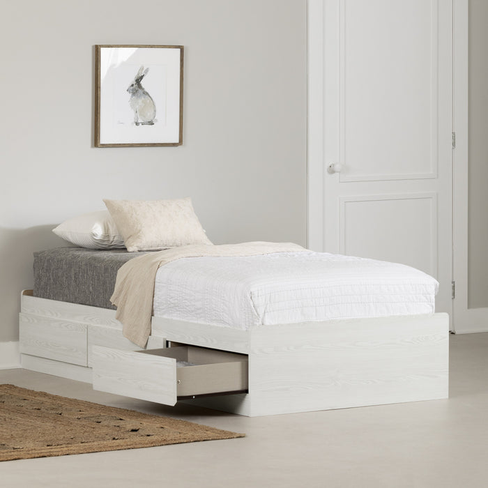 Lit matelot simple Hazen - pin blanc
