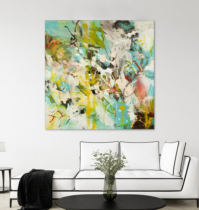 Œuvre d’art murale Giant Art « Sweet Dream I » 72 x 72