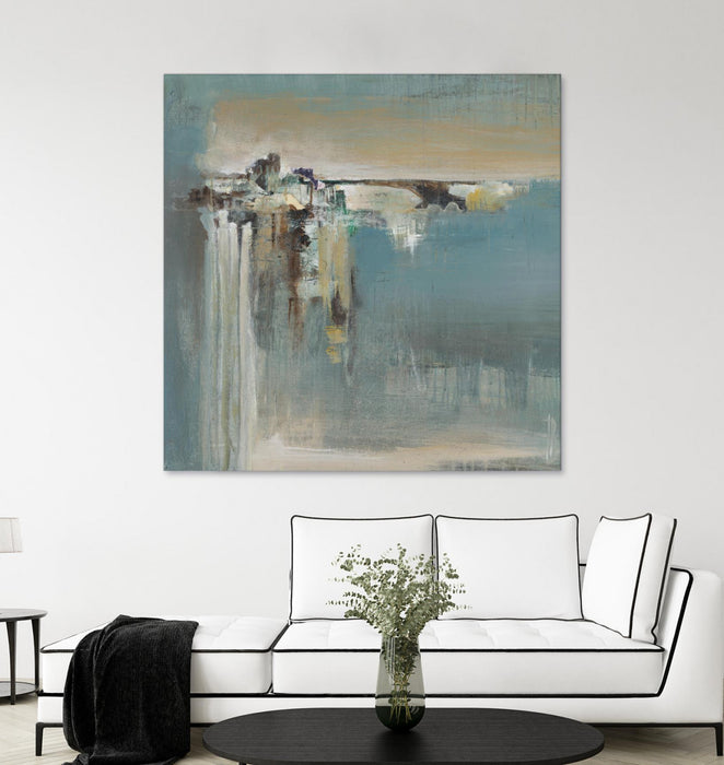 Œuvre d’art murale Giant Art « Fragmented Fields » 54 x 54