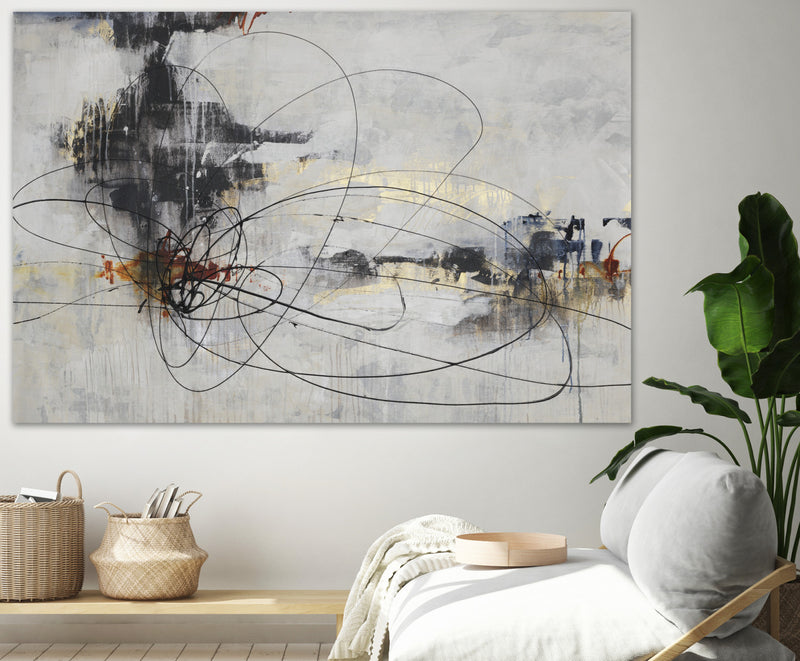 Œuvre d’art murale Giant Art « Mess With The Mind I » 84 x 54