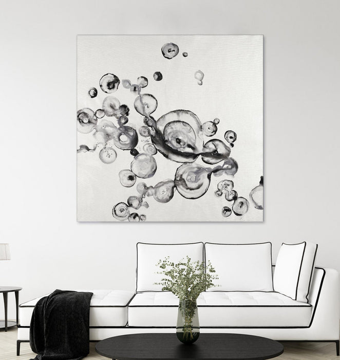 Œuvre d’art murale Giant Art « Transparent Onyx » 72 x 72