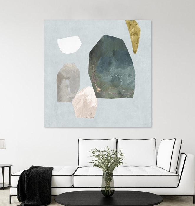 Œuvre d’art murale Giant Art « Assembly I » 54 x 54