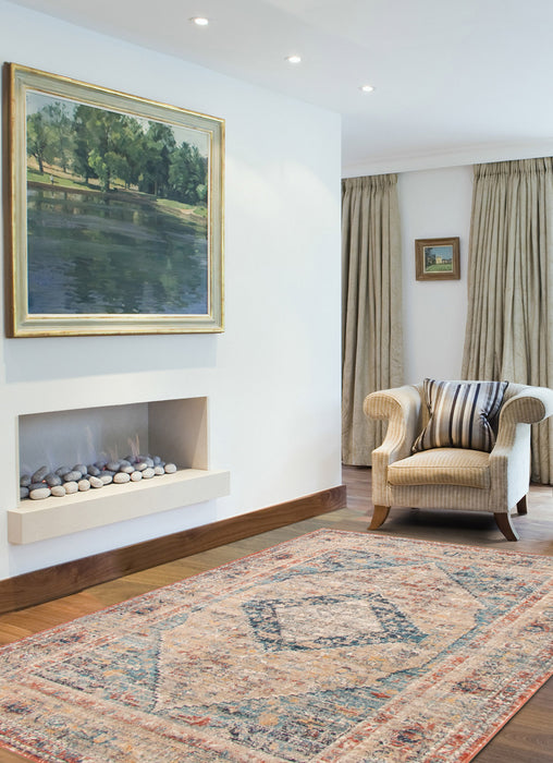 Carpette Bolivar Bijar Multi couleur - 5 pi 3 pox 7 pi 6 po