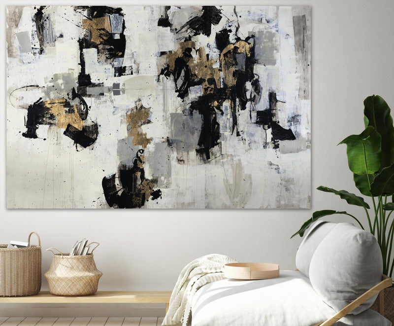 Œuvre d’art murale Giant Art « Gold Gloved Boxer » 84 x 54