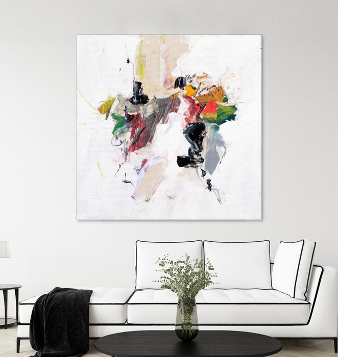 Œuvre d’art murale Giant Art « Go For It » 54 x 54