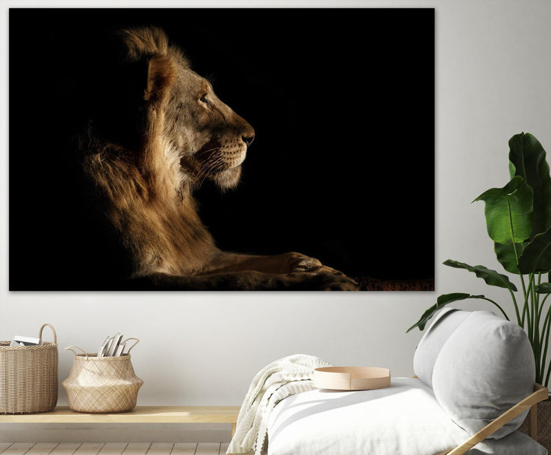 Œuvre d’art murale Giant Art « Royal Meeting In The Night » 84 x 54