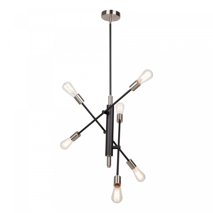 Luminaire suspendu Truro à 6 ampoules