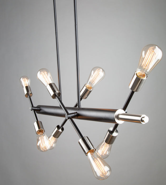 Luminaire suspendu Truro à 8 ampoules