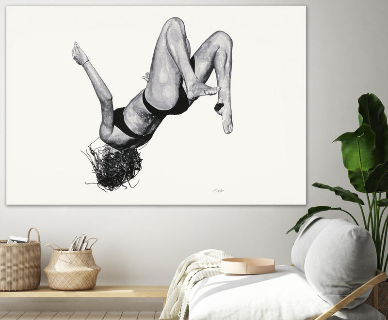 Œuvre d’art murale Giant Art « Tricia » 84 x 54