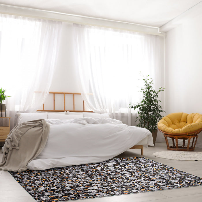 Carpette Cheah ivoire - 5 pi 3 po x 7 pi 3 po