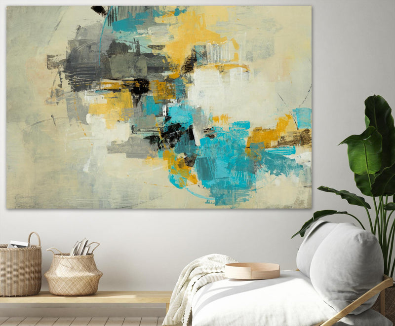 Œuvre d’art murale Giant Art « Adrift In Time » 72 x 48