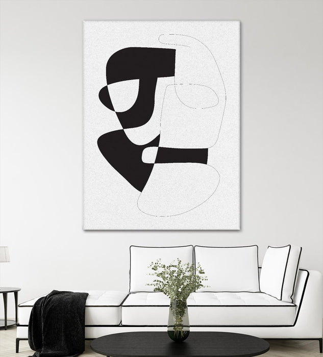 Œuvre d’art murale Giant Art « Graphical 3 » 72 x 54