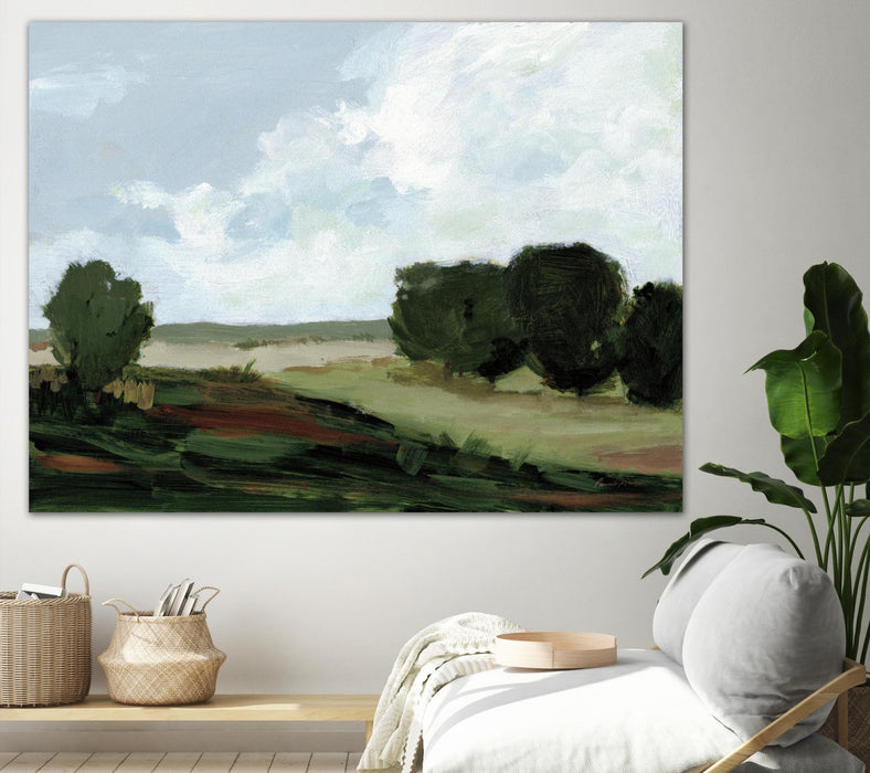 Œuvre d’art murale Giant Art « Green Grove » 72 x 54
