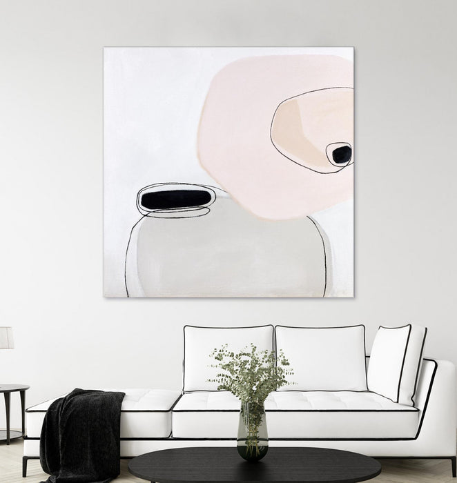 Œuvre d’art murale Giant Art « Tranquility » 54 x 54