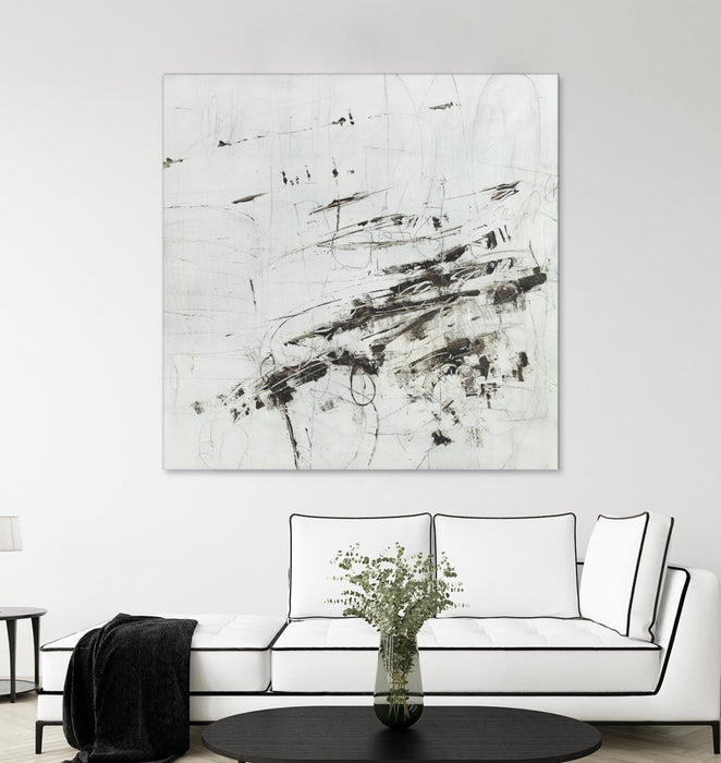 Œuvre d’art murale Giant Art « Jet Set » 54 x 54