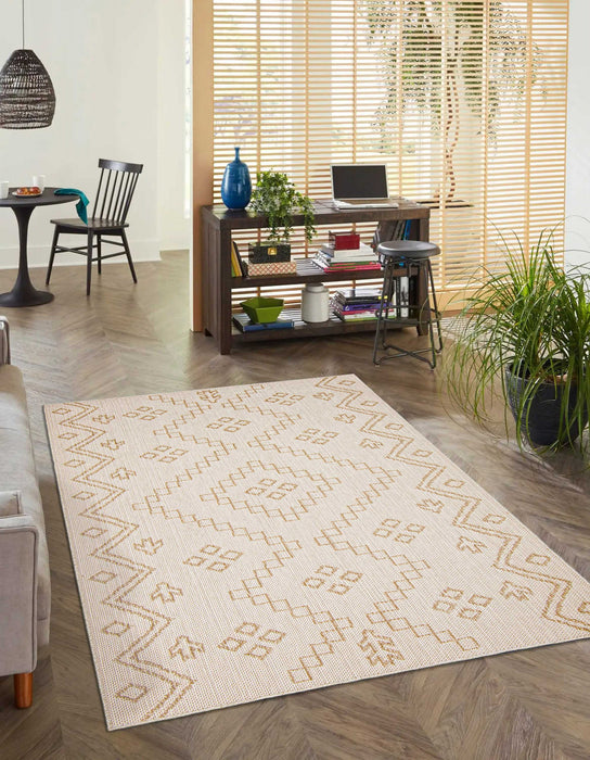 Carpette Panacea taupe - 6 pi 3 po x 9 pi 3 po