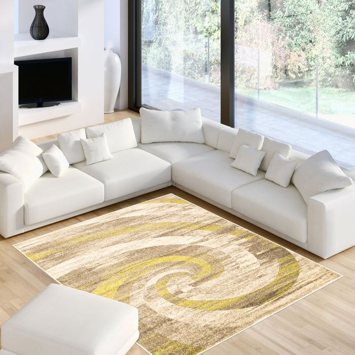 Carpette Korra ivoirevert 6 pi 7 po x 9 pi 6 po