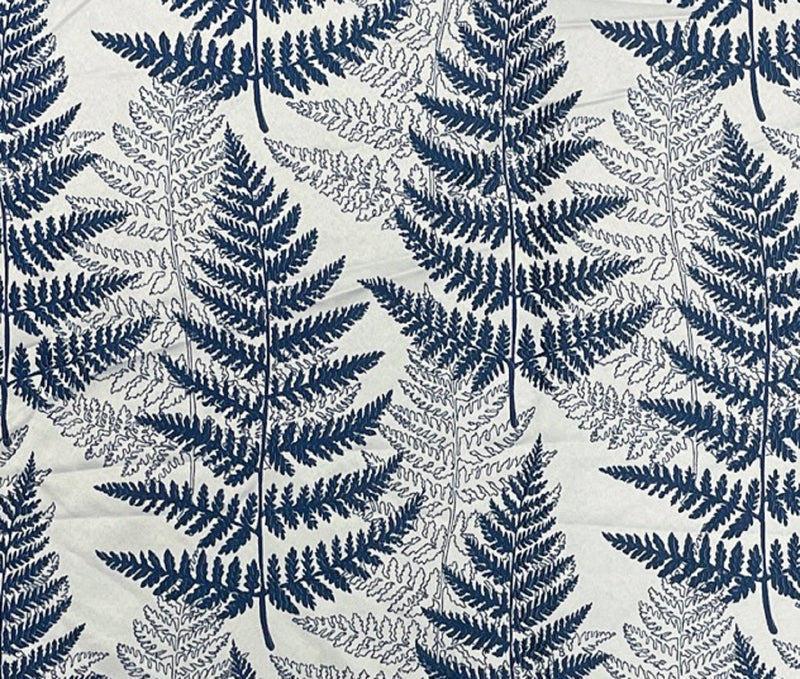 Paire panneaux de rideaux bleus à oeillets Denain - 54x95