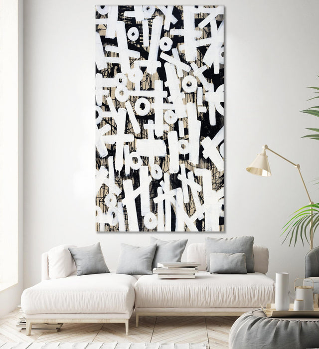 Œuvre d’art murale Giant Art « Strapped Ii » 84 x 48