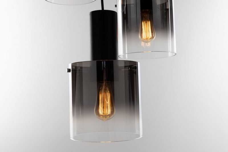 Lustre Henley noir à 3 ampoules