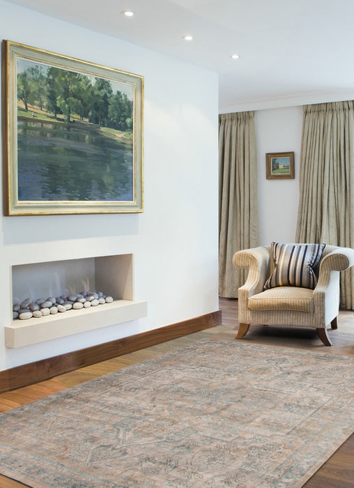 Carpette Baina Heriz beige-gris - 6 pi 7 pox 9 pi 10 po