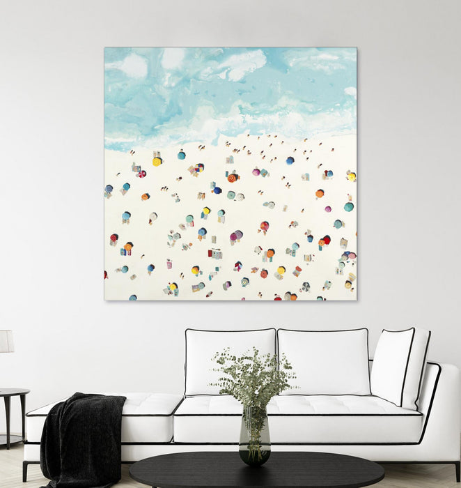 Œuvre d’art murale Giant Art « Beach Days » 72 x 72