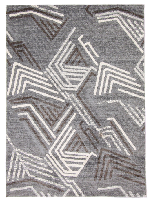 Carpette Seema gris - 5 pi 3 pox 7 pi 3 po