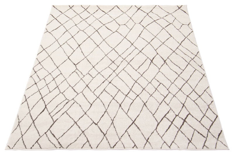 Carpette Anas ivoire - 5 pi 3 pox 7 pi 3 po