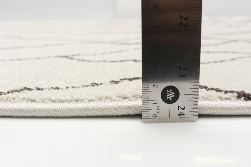 Carpette Anas ivoire - 5 pi 3 pox 7 pi 3 po