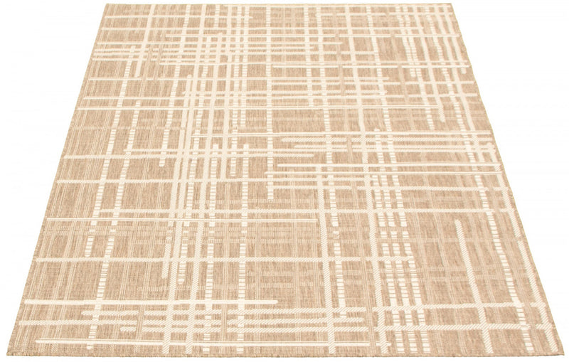 Carpette Sadie Burburry Taupe-Champagne - 5 pi 3 pox 7 pi 7 po