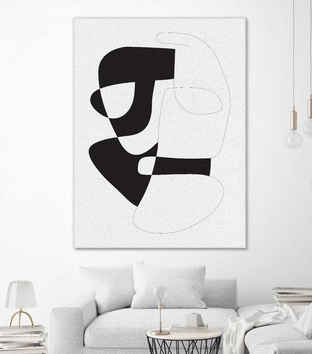 Œuvre d’art murale Giant Art « Graphical 3 » 72 x 54