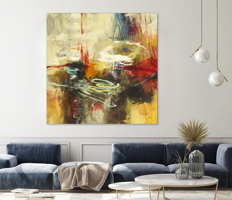 Œuvre d’art murale Giant Art « Instictual Beauty Ii » 72 x 72