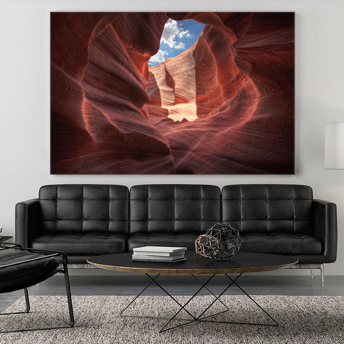 Œuvre d’art murale Giant Art « Antelope Canyon » 72 x 48