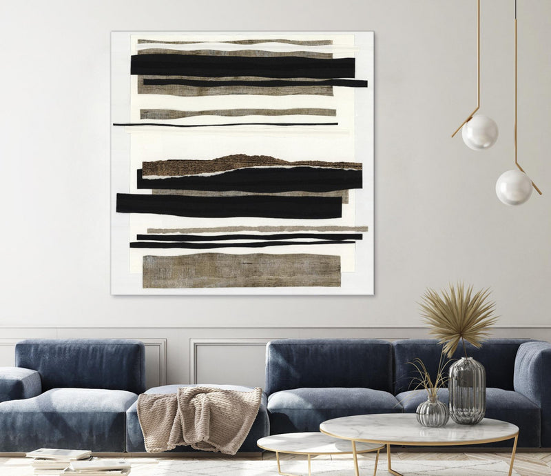 Œuvre d’art murale Giant Art « Time After Time I » 72 x 72