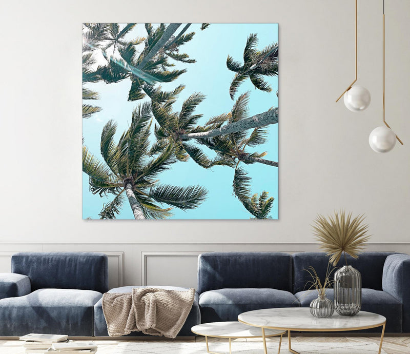 Œuvre d’art murale Giant Art « Palm 03 » 72 x 72