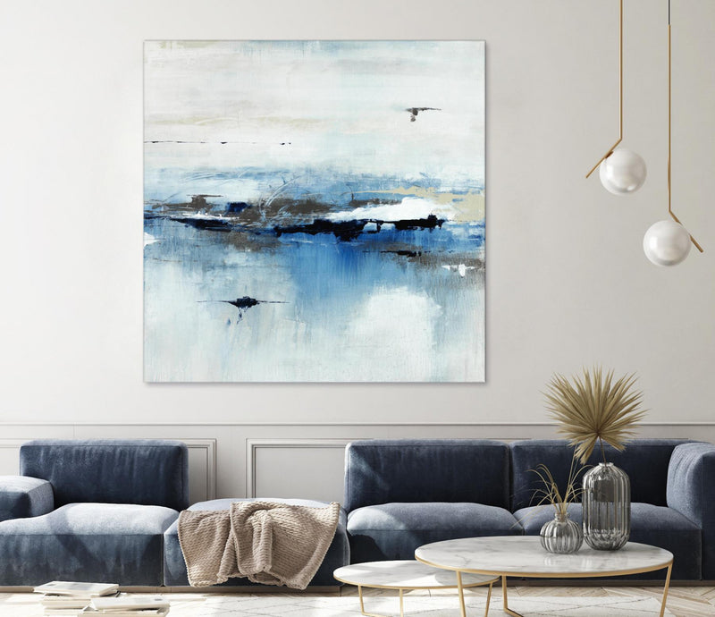 Œuvre d’art murale Giant Art « Meeting Oceans » 54 x 54