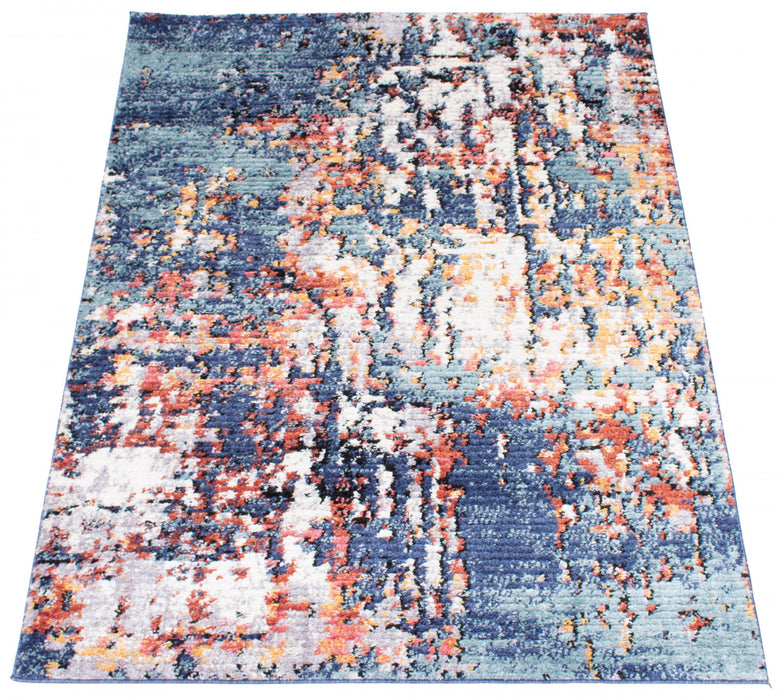 Carpette Paloma Vintage bleue - 8 pi 0 po x 10 pi 0 po