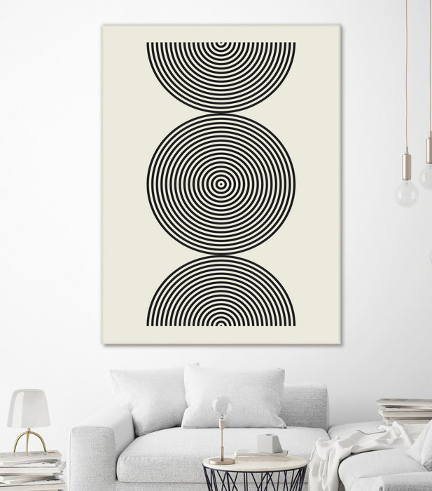 Œuvre d’art murale Giant Art « Simplicity Ii » 72 x 54