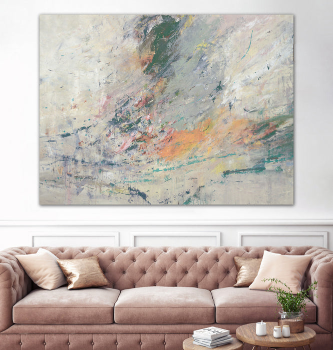 Œuvre d’art murale Giant Art « A Fabulous Finish Iv » 72 x 54