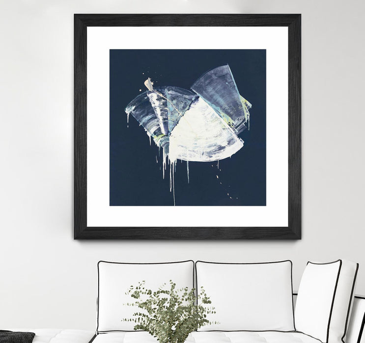 Œuvre d’art murale encadrée noire et mate « Bells In Motion » 30 x 30