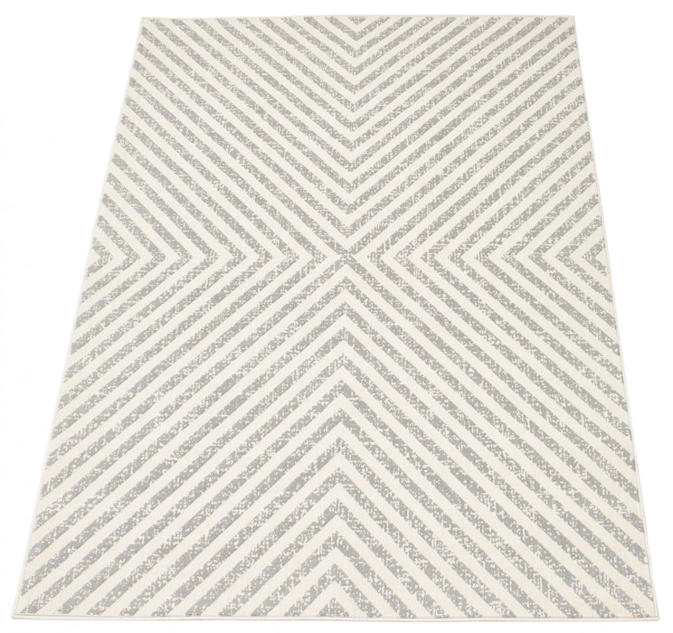 Carpette Dodie gris clair 5 pi 3 po x 7 pi 7 po