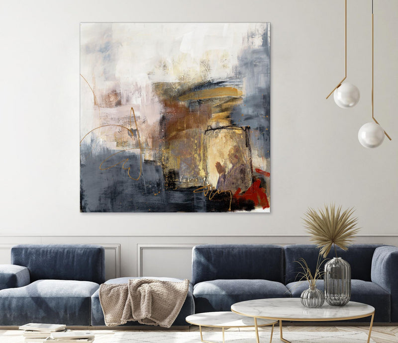 Œuvre d’art murale Giant Art « Hands To Heart Ii » 72 x 72