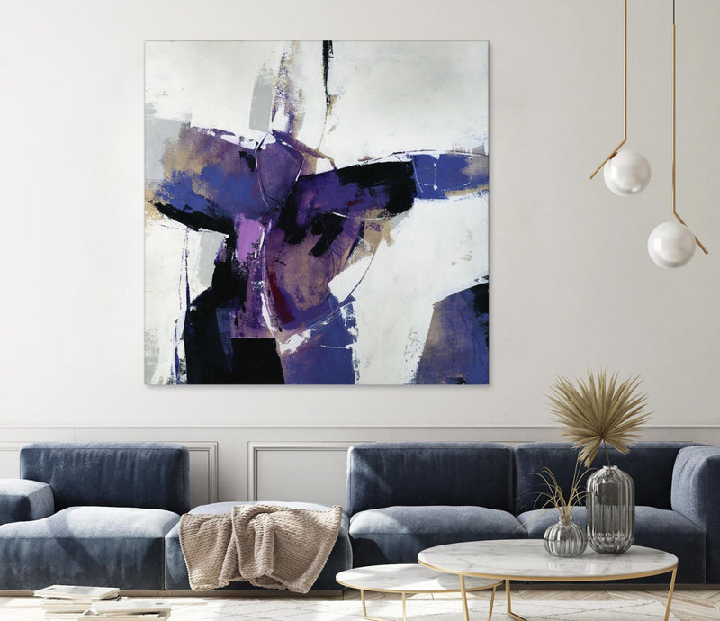 Œuvre d’art murale Giant Art « Curious Mischief » 54 x 54